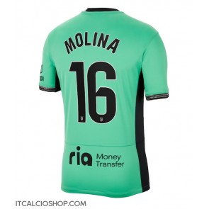 Atletico Madrid Nahuel Molina #16 Terza Maglia 2023-24 Manica Corta